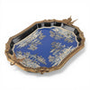 Danny's Fine Porcelain Home Decor Danny's Fine Porcelain Porcelain Tray with Bronze Ormolu - Azure Pagoda