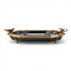 Danny's Fine Porcelain Home Decor Danny's Fine Porcelain Porcelain Tray with Bronze Ormolu - Azure Pagoda