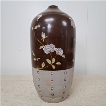 Danny's Fine Porcelain Home Decor Danny's Fine Porcelain Porcelain Vase Floral Print Ii - A212 - CLOSEOUT SAMPLE SALE