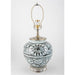 Danny's Fine Porcelain Home Decor Danny's Fine Porcelain Porcelain Vase Lamp - Grey and White[2-847-17]