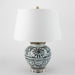 Danny's Fine Porcelain Home Decor Danny's Fine Porcelain Porcelain Vase Lamp - Grey and White[2-847-17]