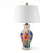 Danny's Fine Porcelain Home Decor Danny's Fine Porcelain Porcelain Vase Lamp - Tobacco Leaf[2-847-17] Porcelain Tobacco Leaf Vase Lamp