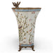 Danny's Fine Porcelain Home Decor Danny's Fine Porcelain Porcelain Vase with Bronze Ormolu Dragonfly - Satin Grass