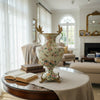 Danny's Fine Porcelain Home Decor Danny's Fine Porcelain Porcelain Vase with Ormolu Dragonfly Handles-Floral Vine