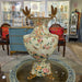 Danny's Fine Porcelain Home Decor Danny's Fine Porcelain Porcelain Vase with Ormolu Dragonfly Handles-Floral Vine