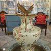 Danny's Fine Porcelain Home Decor Danny's Fine Porcelain Porcelain Vase with Ormolu Dragonfly Handles-Floral Vine