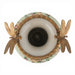 Danny's Fine Porcelain Home Decor Danny's Fine Porcelain Porcelain Vase with Ormolu Dragonfly Handles-Floral Vine
