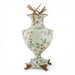 Danny's Fine Porcelain Home Decor Danny's Fine Porcelain Porcelain Vase with Ormolu Dragonfly Handles-Floral Vine