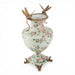 Danny's Fine Porcelain Home Decor Danny's Fine Porcelain Porcelain Vase with Ormolu Dragonfly Handles-Floral Vine