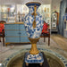 Danny's Fine Porcelain Home Decor Danny's Fine Porcelain Porcelain Vase with Ormolu Handles-Blue Bird