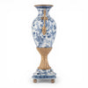 Danny's Fine Porcelain Home Decor Danny's Fine Porcelain Porcelain Vase with Ormolu Handles-Blue Bird