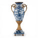 Danny's Fine Porcelain Home Decor Danny's Fine Porcelain Porcelain Vase with Ormolu Handles-Blue Bird