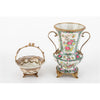 Danny's Fine Porcelain Home Decor Danny's Fine Porcelain Porcelain Vase with Ormolu Handles-Rose Medallion