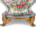 Danny's Fine Porcelain Home Decor Danny's Fine Porcelain Porcelain Vase with Ormolu Handles-Rose Medallion