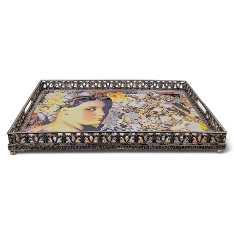 Danny's Fine Porcelain Home Decor Danny's Fine Porcelain portrait Collage Decorative Traythis Rectangular Decorative Tray Features A - CLOSEOUT SAMPLE SALE