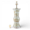 Danny's Fine Porcelain Home Decor Danny's Fine Porcelain Princess Mantel Vase Lamp - Elegant Vase-Brown Scenic (2-830-19)