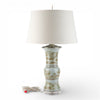 Danny's Fine Porcelain Home Decor Danny's Fine Porcelain Princess Mantel Vase Lamp - Elegant Vase-Brown Scenic (2-830-19)