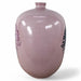 Danny's Fine Porcelain Home Decor Danny's Fine Porcelain Purple Chrysanthemum Vaserounded Blush Pink Vase Featuring A - CLOSEOUT SAMPLE SALE