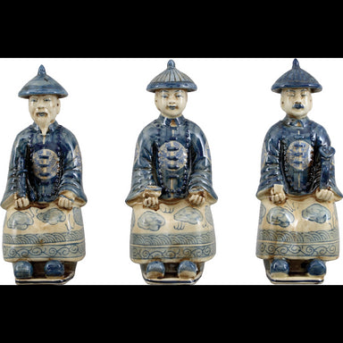 Danny's Fine Porcelain Home Decor Danny's Fine Porcelain Qing Royal Figure - Set Of 3 41188