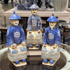 Danny's Fine Porcelain Home Decor Danny's Fine Porcelain Qing Royal Figure - Set Of 3 41188