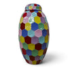 Danny's Fine Porcelain Home Decor Danny's Fine Porcelain Rainbow Honeycomb Jartall Decorative Vase Covered with Bold - CLOSEOUT SAMPLE SALE