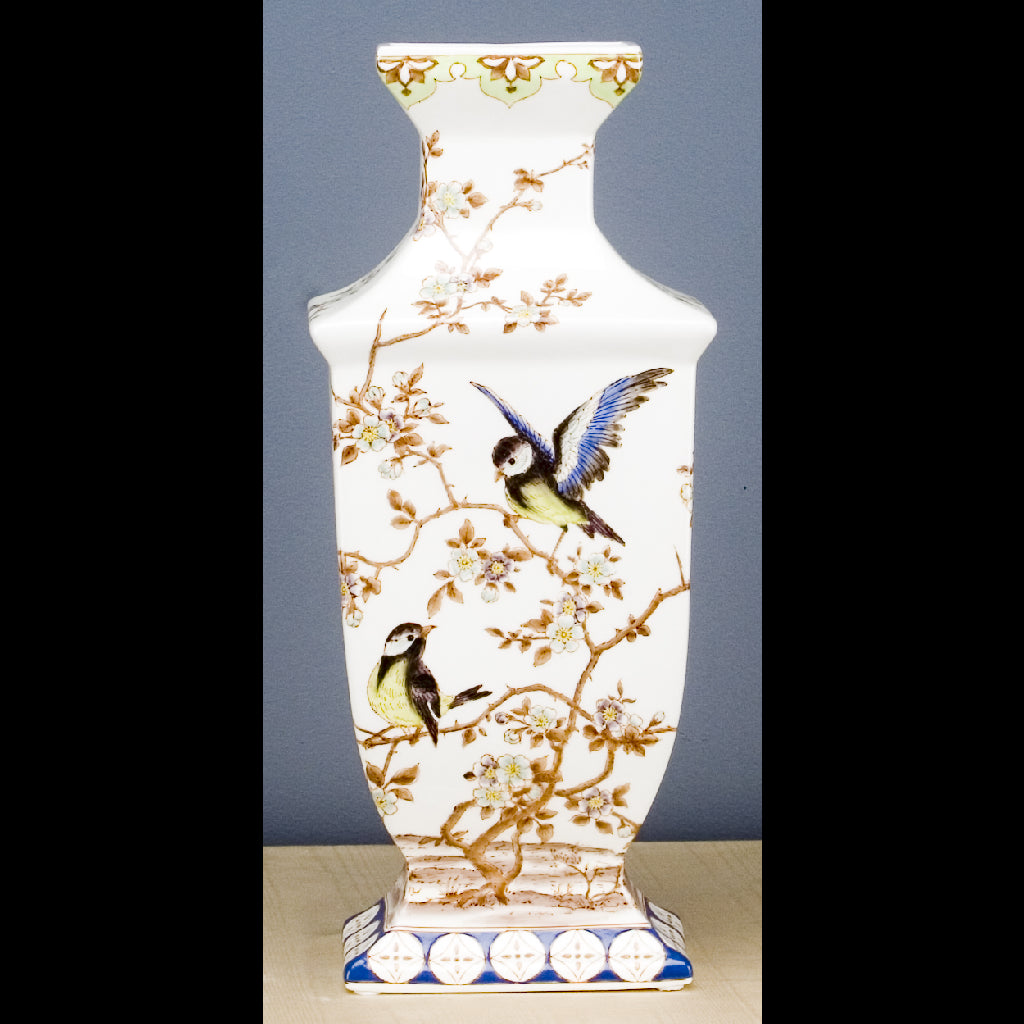 Danny's Fine Porcelain Home Decor Danny's Fine Porcelain Rect Porcelain Vase- Xiamena (No Hole; Vase Only) 60321