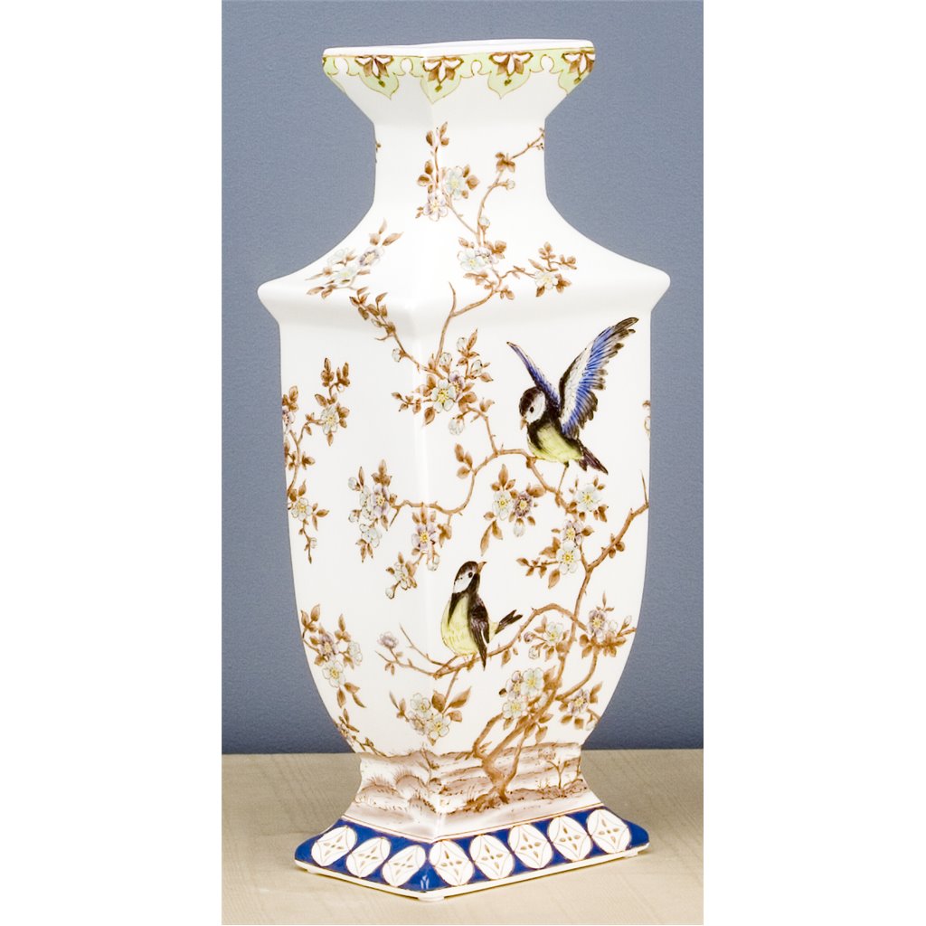 Danny's Fine Porcelain Home Decor Danny's Fine Porcelain Rect Porcelain Vase- Xiamena (No Hole; Vase Only) 60321