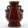 Danny's Fine Porcelain Home Decor Danny's Fine Porcelain Red Hex Vase