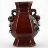 Danny's Fine Porcelain Home Decor Danny's Fine Porcelain Red Hex Vase
