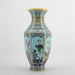 Danny's Fine Porcelain Home Decor Danny's Fine Porcelain Red Porcelain Hexagonal Vase – Bird & Floral Motif
