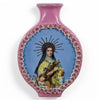 Danny's Fine Porcelain Home Decor Danny's Fine Porcelain Rose Portrait Vaseround Bottle Vase Featuring A Classical Lady - CLOSEOUT SAMPLE SALE