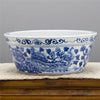 Danny's Fine Porcelain Home Decor Danny's Fine Porcelain Round Basin- Blue And White(Classic) 50355