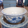 Danny's Fine Porcelain Home Decor Danny's Fine Porcelain Round Basin- Blue And White(Classic) 50355