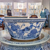 Danny's Fine Porcelain Home Decor Danny's Fine Porcelain Round Basin- Blue And White(Classic) 50355