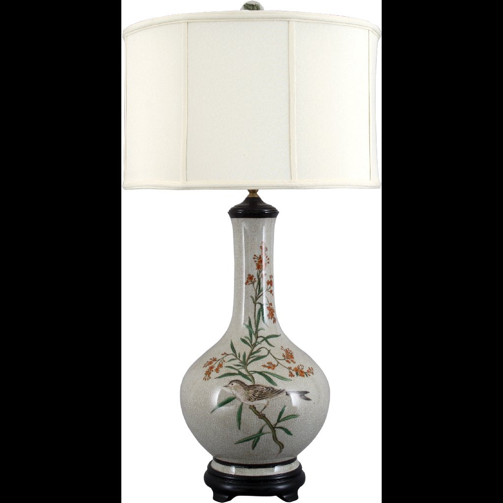 Danny's Fine Porcelain Home Decor Danny's Fine Porcelain Round Bottle Lamp - CLOSEOUT