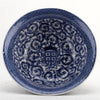 Danny's Fine Porcelain Home Decor Danny's Fine Porcelain Round Bowl With Bronze Base-Blue And White 14095