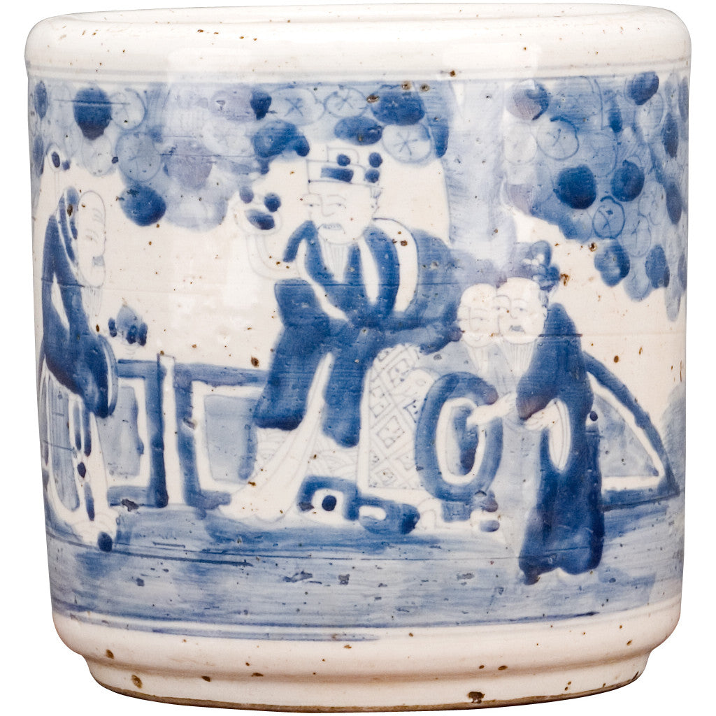 Danny's Fine Porcelain Home Decor Danny's Fine Porcelain Round Bucket-Classic Blue And White 50440