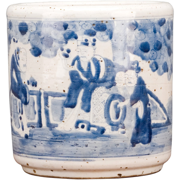 Danny's Fine Porcelain Home Decor Danny's Fine Porcelain Round Bucket-Classic Blue And White 50440