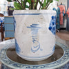 Danny's Fine Porcelain Home Decor Danny's Fine Porcelain Round Bucket-Classic Blue And White 50440