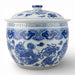 Danny's Fine Porcelain Home Decor Danny's Fine Porcelain Round Lidded Basin - Blue and White Foo Dogs