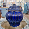 Danny's Fine Porcelain Home Decor Danny's Fine Porcelain Round Lidded Jar -Blue 50817