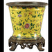 Danny's Fine Porcelain Home Decor Danny's Fine Porcelain Round Metal Planter - CLOSEOUT