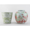 Danny's Fine Porcelain Home Decor Danny's Fine Porcelain Round Moon Vase-Red and Green Bird. Display It Alone Or with Flowers For