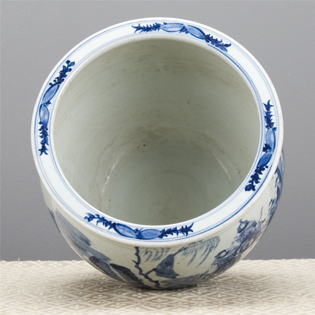 Danny's Fine Porcelain Home Decor Danny's Fine Porcelain Round Planter - Classic Blue & White