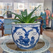 Danny's Fine Porcelain Home Decor Danny's Fine Porcelain Round Pot Blue Village