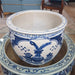 Danny's Fine Porcelain Home Decor Danny's Fine Porcelain Round Pot Blue Village
