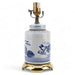 Danny's Fine Porcelain Home Decor Danny's Fine Porcelain Round Tea Jar Lamp- Blue & White Kirin - Brass Base