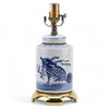 Danny's Fine Porcelain Home Decor Danny's Fine Porcelain Round Tea Jar Lamp- Blue & White Kirin - Brass Base
