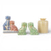 Danny's Fine Porcelain Home Decor Danny's Fine Porcelain Round Tissue Box Matted Gold Fishnet