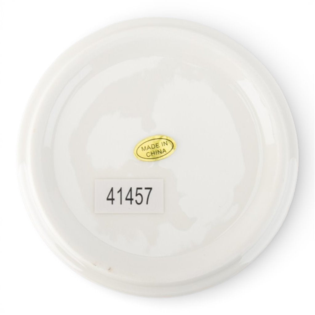 Danny's Fine Porcelain Home Decor Danny's Fine Porcelain Round Tissue Box Matted Gold Fishnet